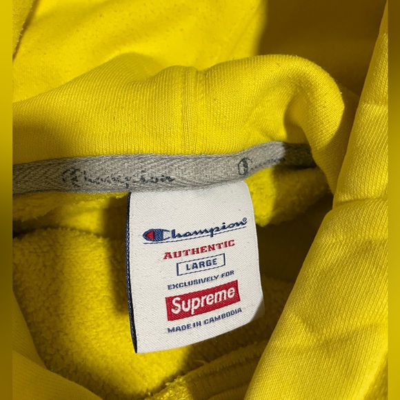 SUPREME X CHAMPION ss18 Limited Edition Hoodie - Size L. Perfect Condition. - Picture 4 of 7